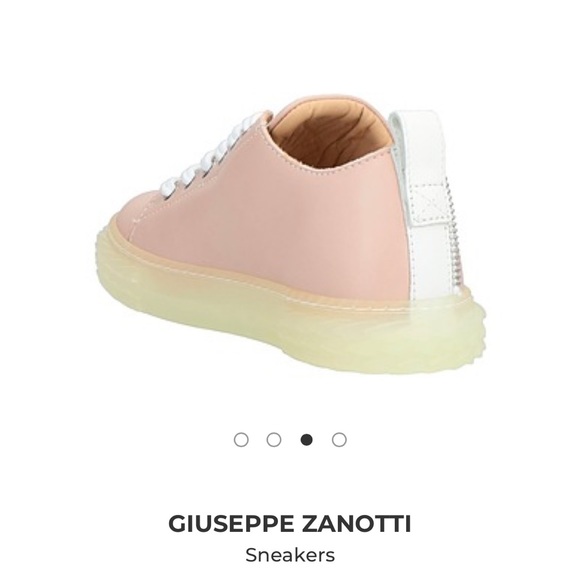Giuseppe Zanotti blush sneakers nwt size 41 - Picture 4 of 8